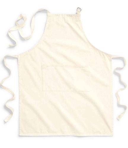 W Mill FairTrade Adult Craft Apron - Natural - ONE